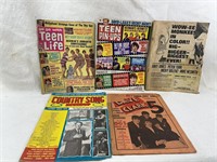 Lot of 5 Vintage Music Magazines