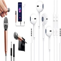 NEW Mini Microphone 3.5mm & 2PK Wired Earbuds