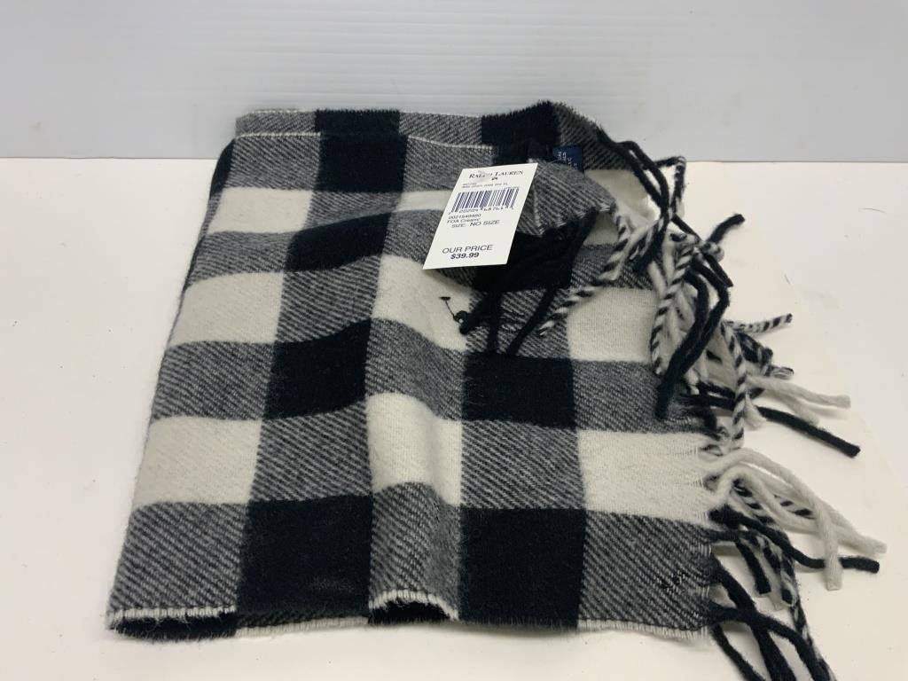 Ralph Lauren 100% Lamb’s WoolScarf