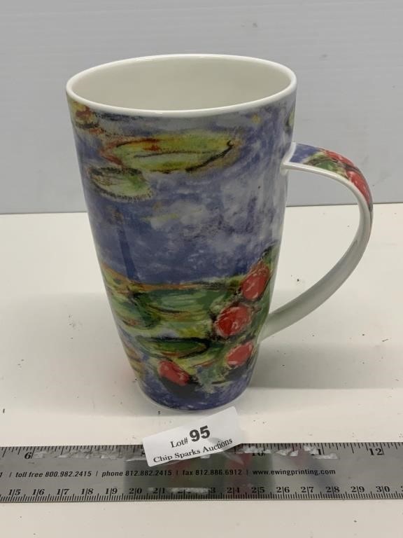 Dunoon Water Lilies Fine Bone China Coffee Mug