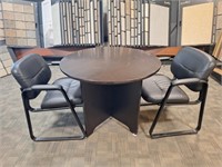 Round Table, 2 Chairs