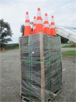 New/Unused Steelman PVC Safety Traffic Cones,