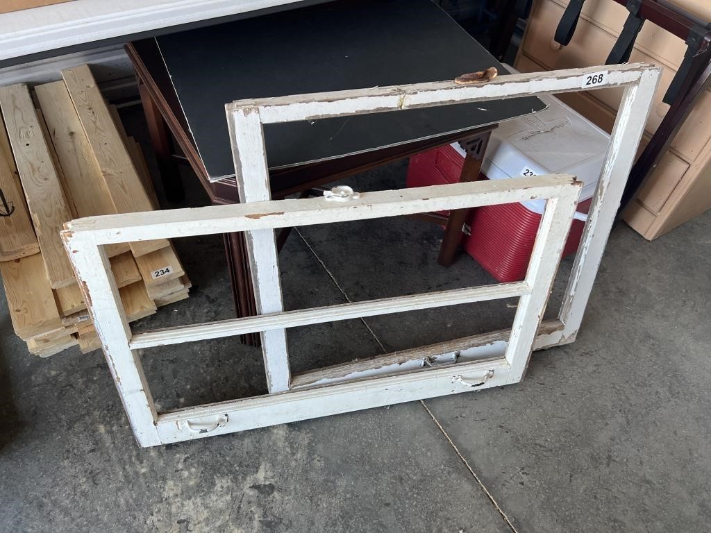 2 Old Window Frames for Decor U236