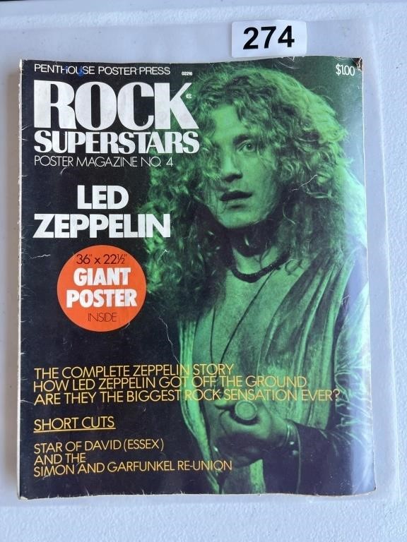 1975 Led Zeppelin Poster U234