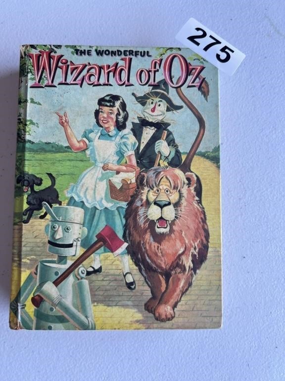 1957 Wizard of Oz Hardback Book U234