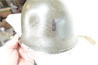 U.S. Army Helmet and Liner w/ Patches.