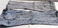 (2) Pairs Acid Wash Jeans