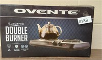 Electric double burner. New