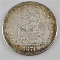 1874-S $1 Trade Dollar