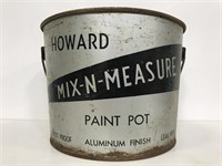 Vintage Howard mix-n-measure paint pot