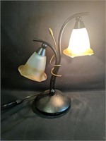 Beautiful metal table lamp 16"