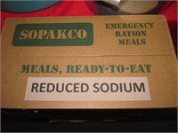 US MRE's Meals Ready To Eat Sealed Case