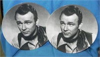 (2) Roy Rogers Riders Club Edition Plastic Plates