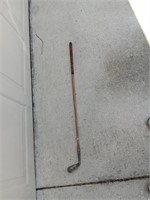 A. H. Findlay antique 1 iron hickory shaft golf