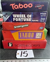 Taboo, Scattergories & Other Games