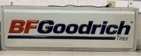 BF Goodrich tires lighted plastic sign