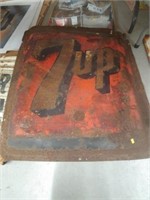 Vintage 7UP Advertising Sign