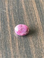 18.98 Cts Natural Ruby. Oval shape. IDT certified