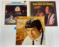 Three Don Ho Vintage Vinyl Records