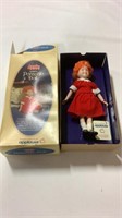 Annie porcelain doll in box