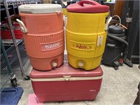 (3) Various IGLOO Coolers