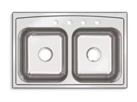 KOHLER Toccata Drop-In 33-in x 22-in Stainless