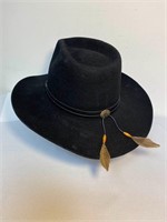 Charlie 1 Horse Black Cowboy Hat NEW 7  1/4