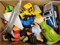 Box full of assorted Kids Toys