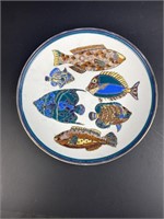 Vtg JENA HALL FOR TOYO Fish Platter