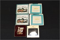 2 White House 2001 Christmas Ornaments and a