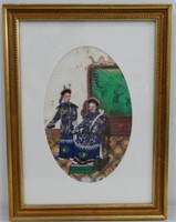 Chinese Qing dynasty pith painting