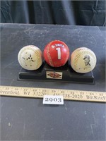 Ozzie Smith Souvenir Balls w/ Stand