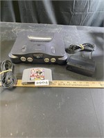 Ninetendo 64 with Cords and 1 Game