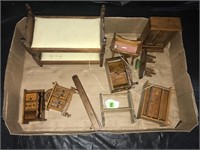 Lots Of Vintage Doll House Furniture