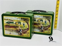 2 John Deere "Turtle Trouble" Lunchboxes