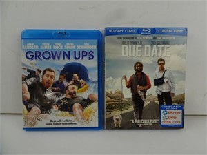 Lot of 2 Comedy Blu-Ray Films - Due Date Grown