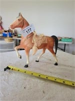 Vintage Toy Horse with Removable Saddle