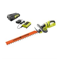 RYOBI 40V 24 in. Cordless Battery Hedge Trimmer wi