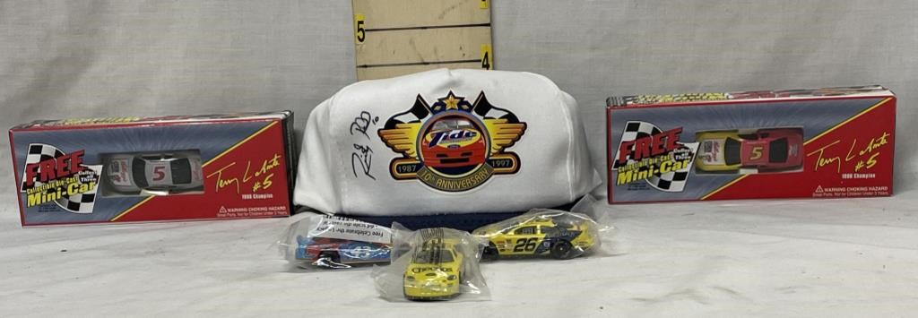 NASCAR Die Cast Cars & Hat