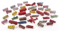 METAL TOY CARS, PLANES, TRAIN CARS & MORE - LOT OF