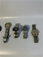4 Assorted Men's Watches