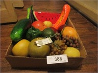 Box artificial fruit