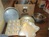 BL- cake pans, muffin pans, stainless steel bowls