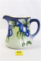 Bavaria Pitcher with Grapes 7 Inches Tall