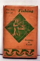 Vintage "The Fine Art of Fishing" Book by Camp