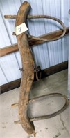 ANTIQUE  OX  YOKE WITH NECK BOWS