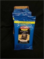 12 new 15 count packages of electronic wipes