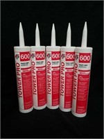 5 new 10.1 Oz tubes of fast dry acrylic white