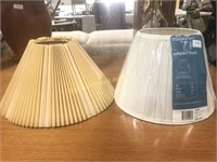 Lot of Two Lampshades, One New One Used