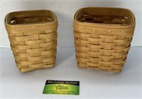 Smaller Square Longaberger Baskets